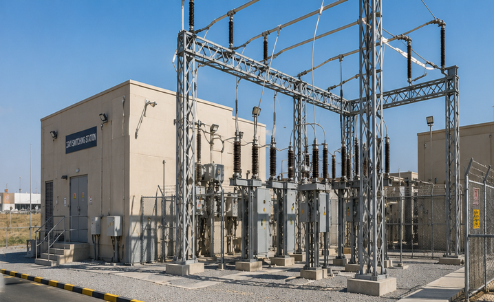 Construction of 33KV Switching Station